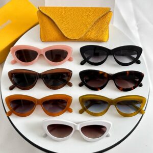 Cat-Eye Sunglasses with Diverse Color and Lens Options