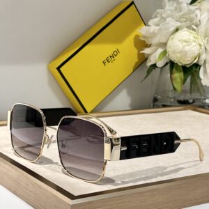 Square-Frame Sunglasses with Bold Branding Detailing