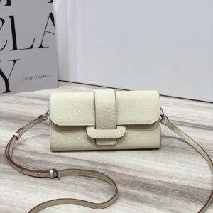 Leather Crossbody Bag with Signature "H" Hardware