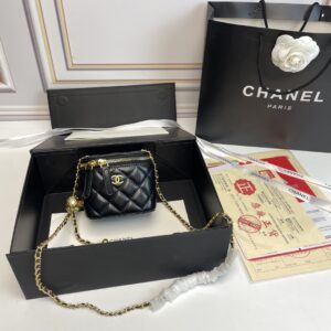 Quilted Mini Crossbody Bags: Light Blue Denim, Blush Pink & Cream Leather Styles