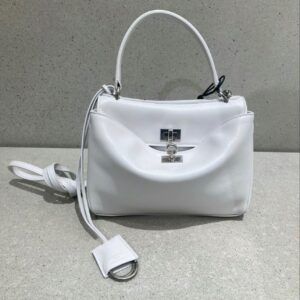 Rodeo Mini/Medium Leather Top-Handle Bag (Assorted Colors: Beige, Burgundy, Red, Teal)