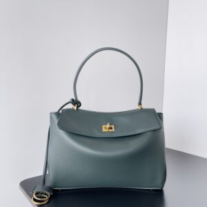 Rodeo Medium/ Mini Leather Bag (Multi-Color Collection: Beige, Burgundy, Red, Teal, White & Light Gray)