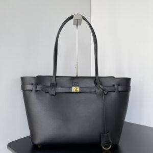 Bel Air Medium Tote Bag: Sleek Black Large-Capacity Luxury Handbag