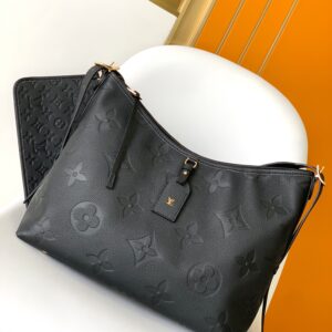 CarryAll Medium Handbag (Monogram Empreinte Black Leather)