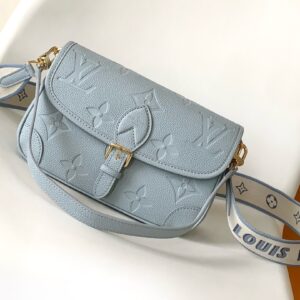 Diane Handbag (Haze Blue Monogram Empreinte Leather)