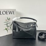 Puzzle Bag: Structured Leather Styles with Geometric Stitching & Versatile Wear