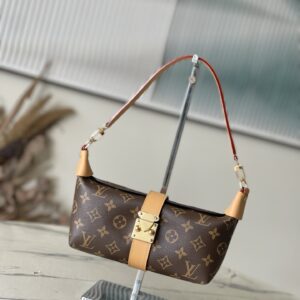Pochette Accessoires: Iconic Monogram Canvas Shoulder Bag with Timeless Elegance