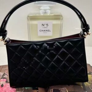 Quilted Leather Half-Moon Shoulder Bag (Multi-Color Options)