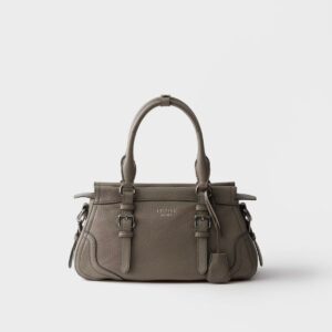 Deerskin Tote Bag – Tan Textured Leather with Signature Hardware (Luxury Everyday Work & Weekend Staple)