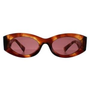 Transparent & Solid Acetate Retro Sunglasses